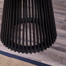 Load image into Gallery viewer, Willow Black Dining Table Set - 4 Seater - Freya Sand Dining Chairs - Black Oak Legs