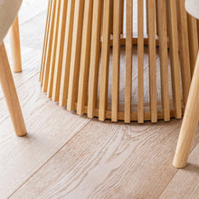 Load image into Gallery viewer, Willow Pale Oak Dining Table Set - 4 Seater - Freya Sand Dining Chairs - Whitewash Legs