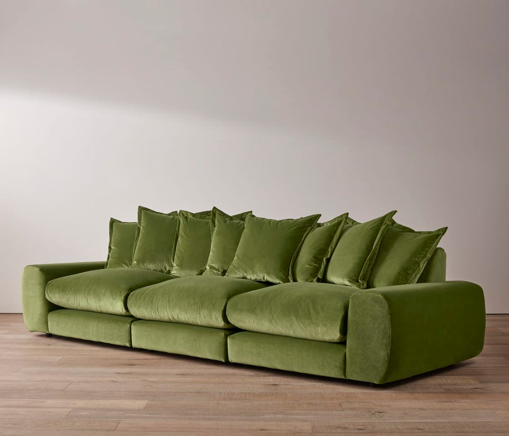 Wodge Modular Sofa - Large - Boucle - Whipped Cream - White