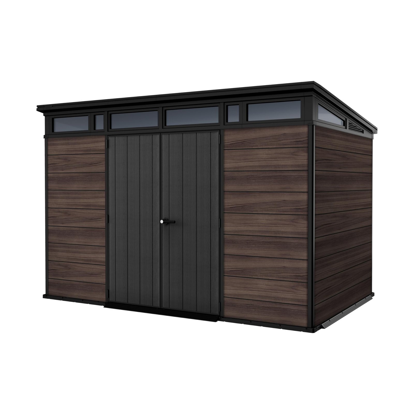 Keter 3.4 x 2.1 m Outdoor Garden Storage Shed with Lockable Double Doors