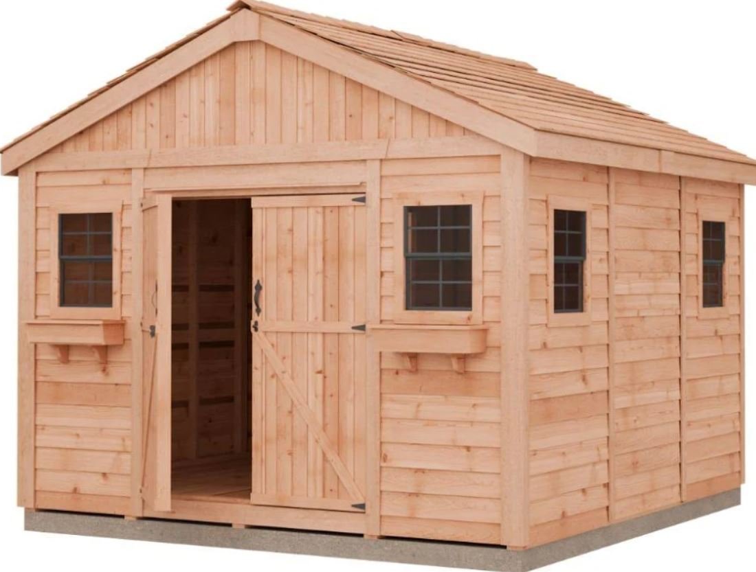 Cedar Sunshed Garden Shed | 12×12