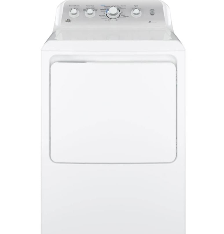 GE® 7.2 cu. ft. Capacity aluminized alloy drum Electric Dryer with Sensor Dry