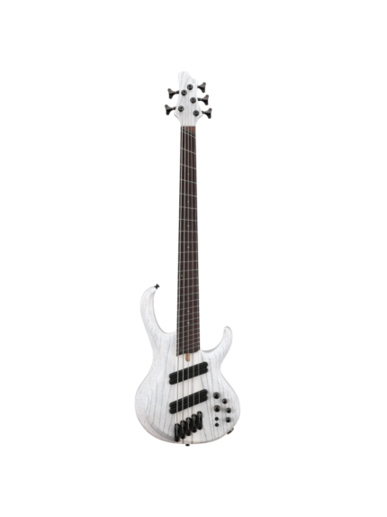Ibanez BTB865MSTWF BTB Bass Workshop 5-String Electric Bass Multi scale Transparent White Flat