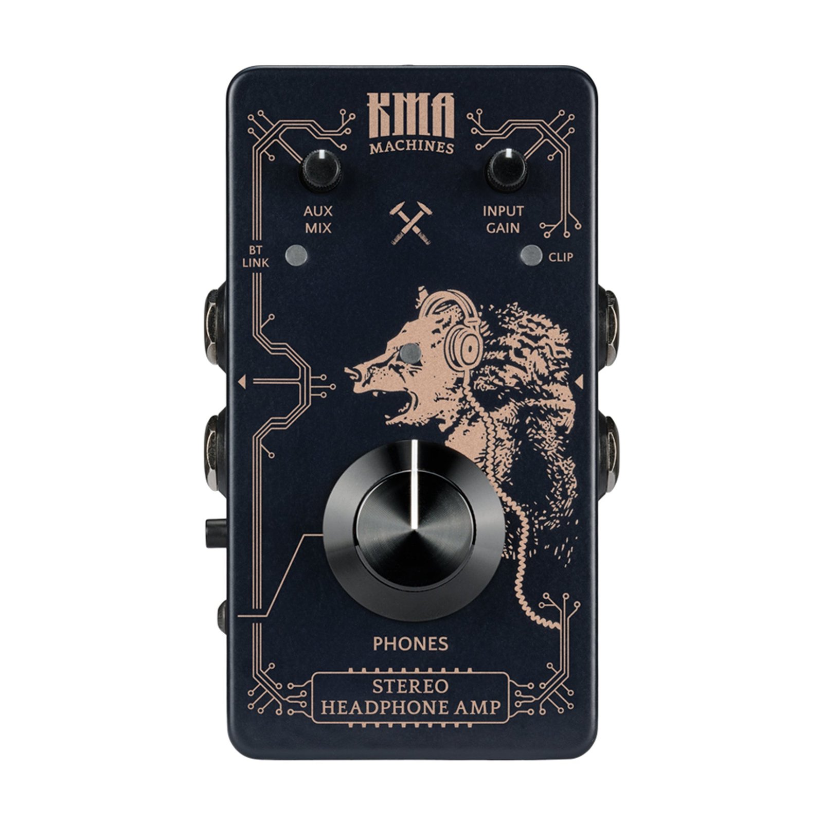 KMA Stereo Headphone Amp with Bluetooth, Aux Mix, and Switchable Pass-Thru