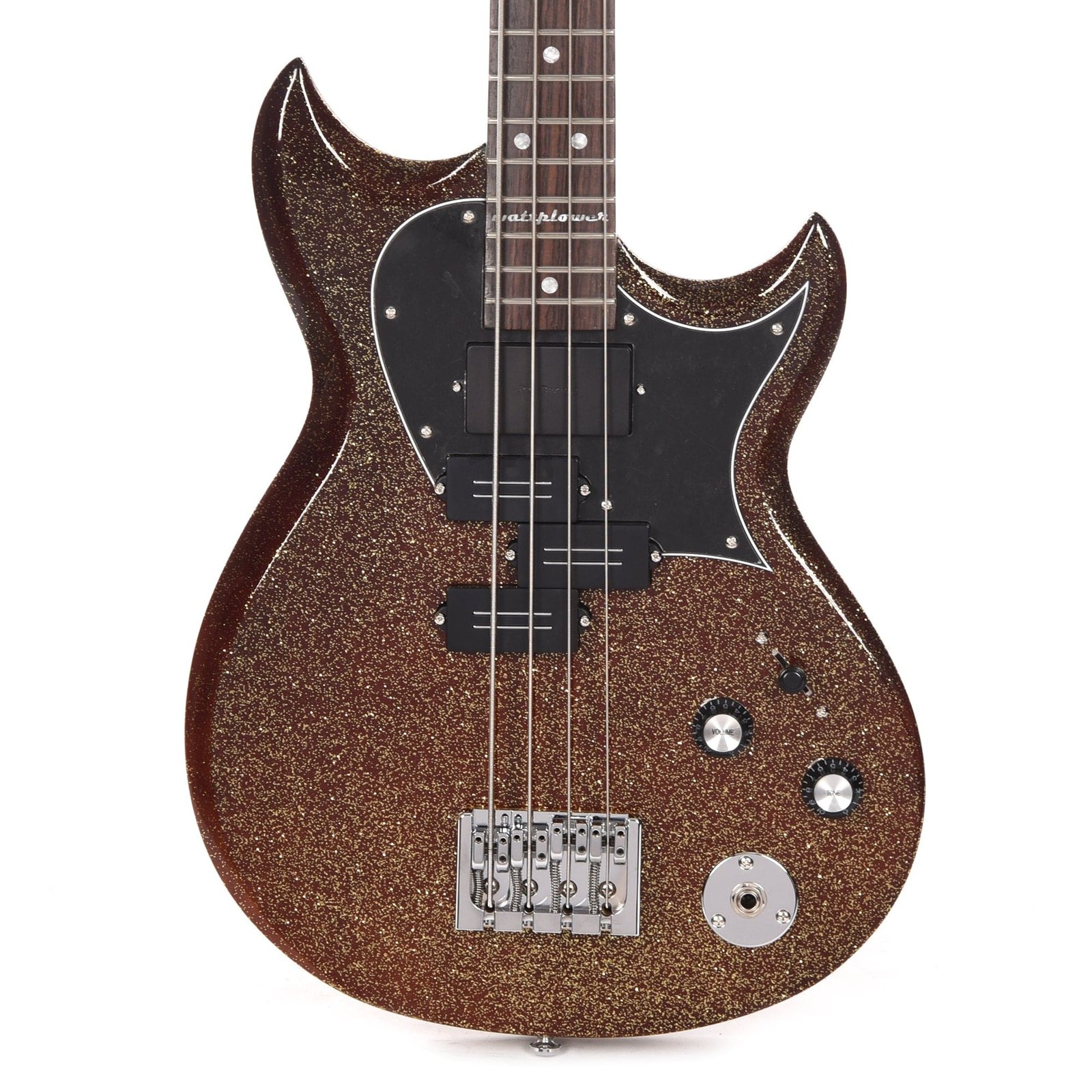 Reverend Mike Watt Wattplower II Bass Gloss Root Beer Sparkle
