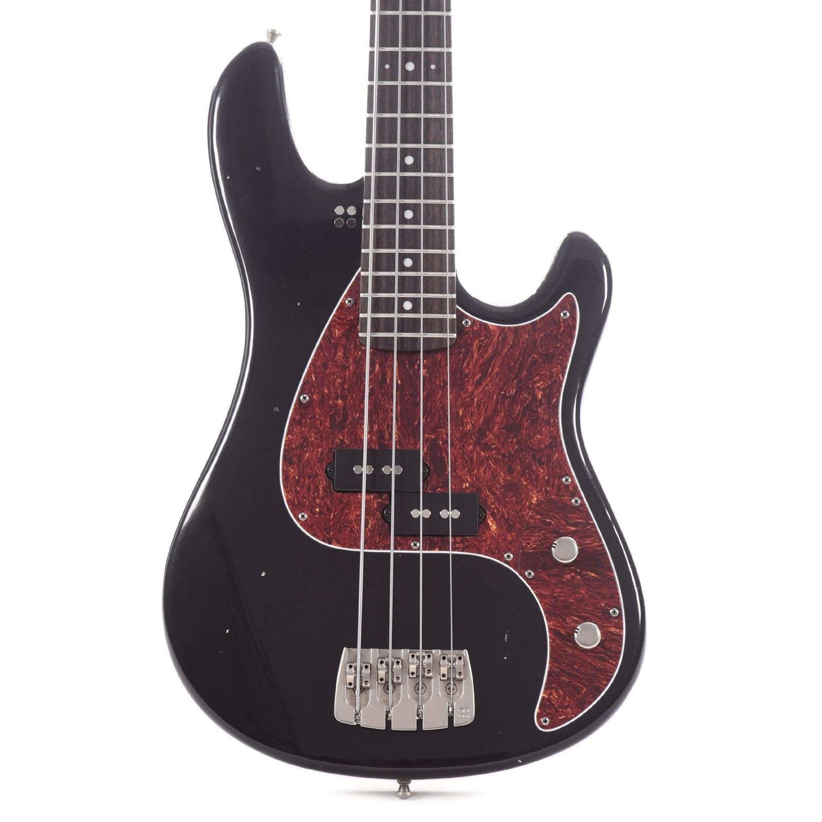 Sandberg Lionel Short Scale Bass Soft-Aged Black w/Tortoise Pickguard