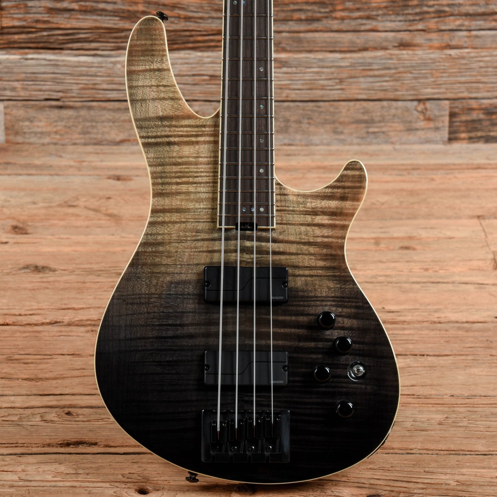 Schecter SLS Elite-4 Black Fade Burst 2018