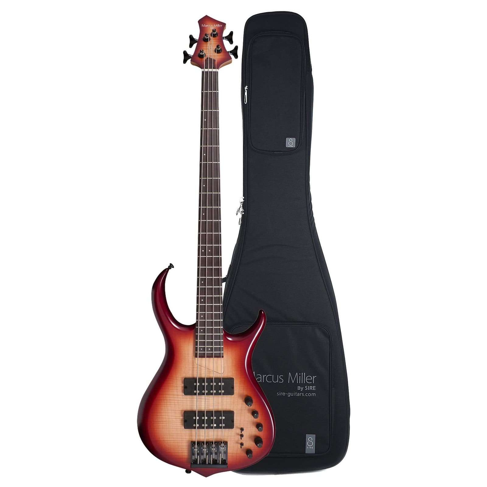 Sire Marcus Miller M7 Alder/Maple 4-String Brown Sunburst (2nd Gen) and Sire Gig Bag Bundle